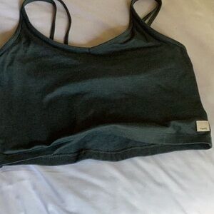 Vuori crop top stone heather